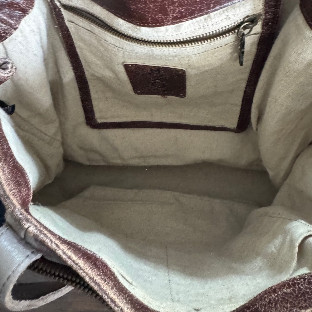 MUXO By Camila Alves Tribal Accents Large Tote Bag & Bottom Zip Compartment - Picture 4 of 4